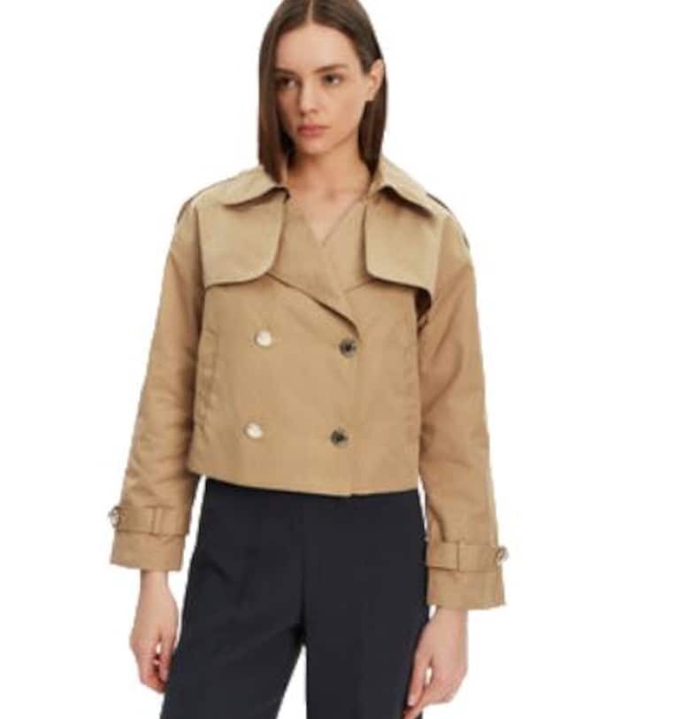 Дамско яке -  памук и полиестер - бежово Morgan