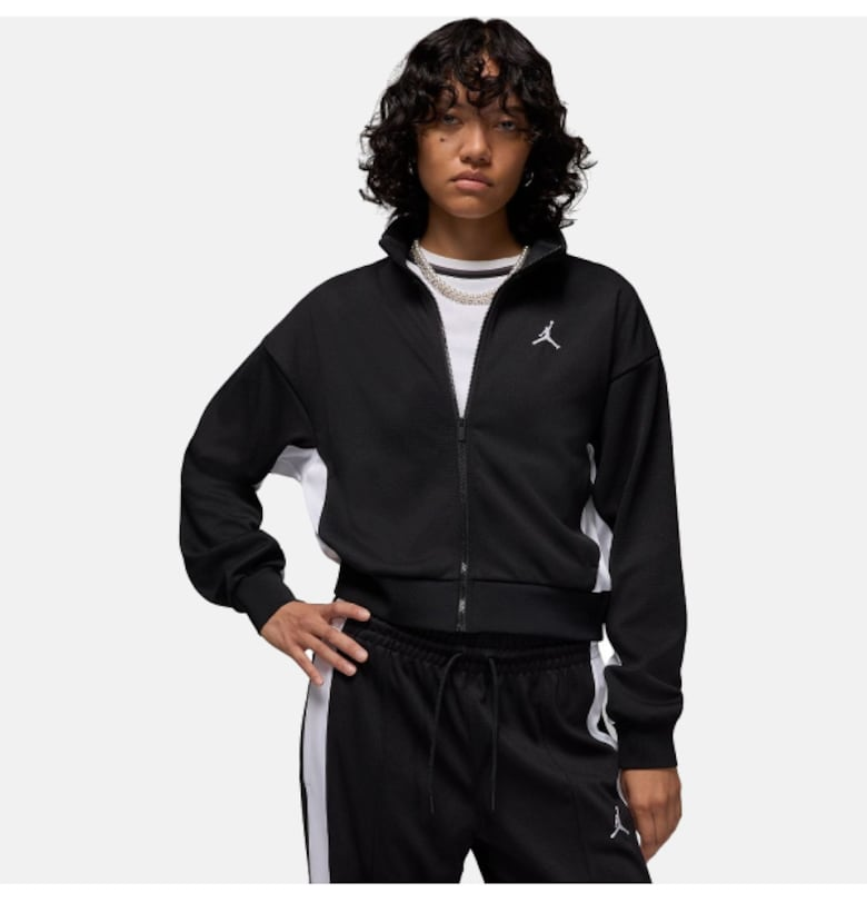 Дамско яке  черно - полиестерно - със защита от вятър и топлина Jordan