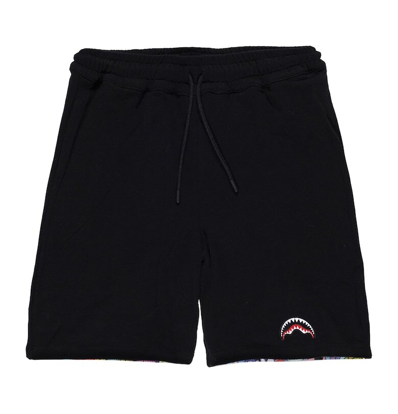 Двулицев къс панталон с еластична талия - Многоцветен Sprayground