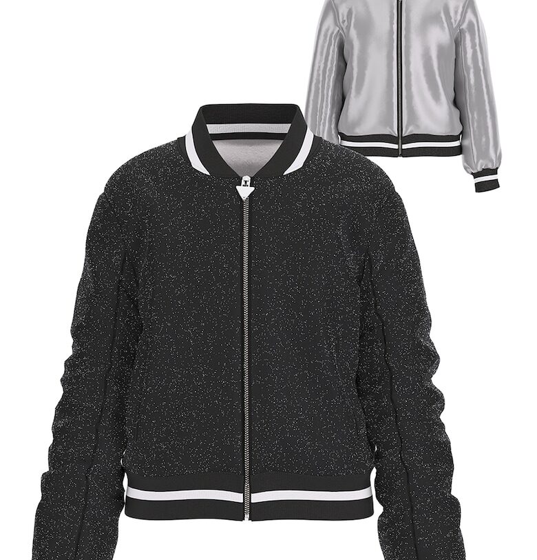 Двулицево яке - Черен/Сребрист GUESS KIDS