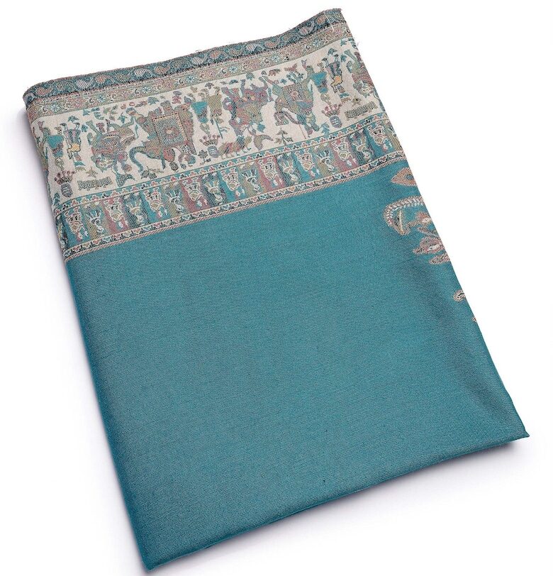 Десениран шал с незавършен подгъв - Многоцветен AVANT-GARDE PARIS