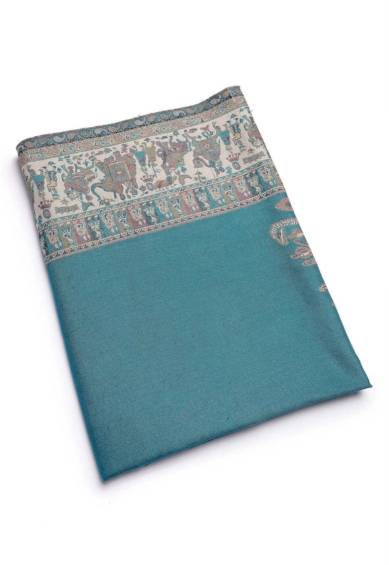 Десениран шал с незавършен подгъв - Многоцветен AVANT-GARDE PARIS