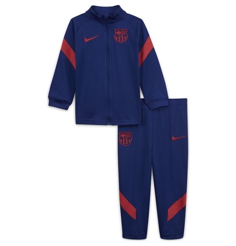 Детски анцуг  F.C. Barcelona Strike Baby Knit Футбол - Син Nike