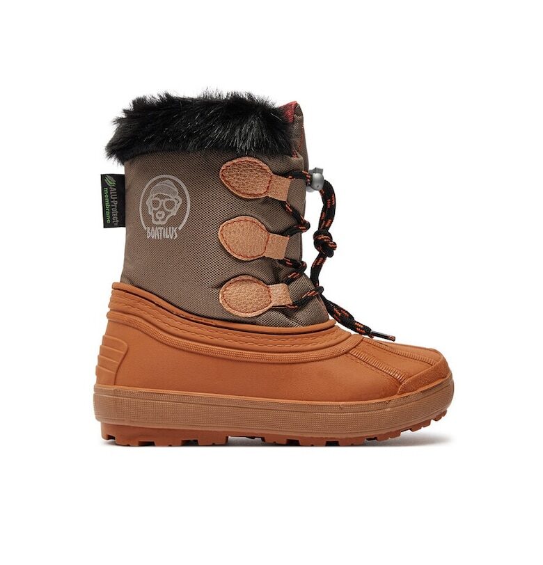 Детски боти -  28873 - Синтетика - Оранжеви Boatilus