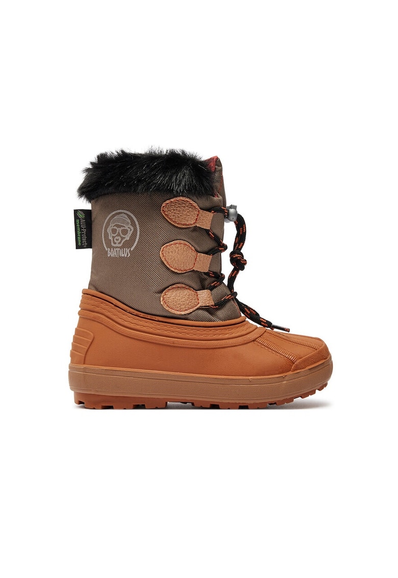 Детски боти - 28873 - Синтетика - Оранжеви Boatilus