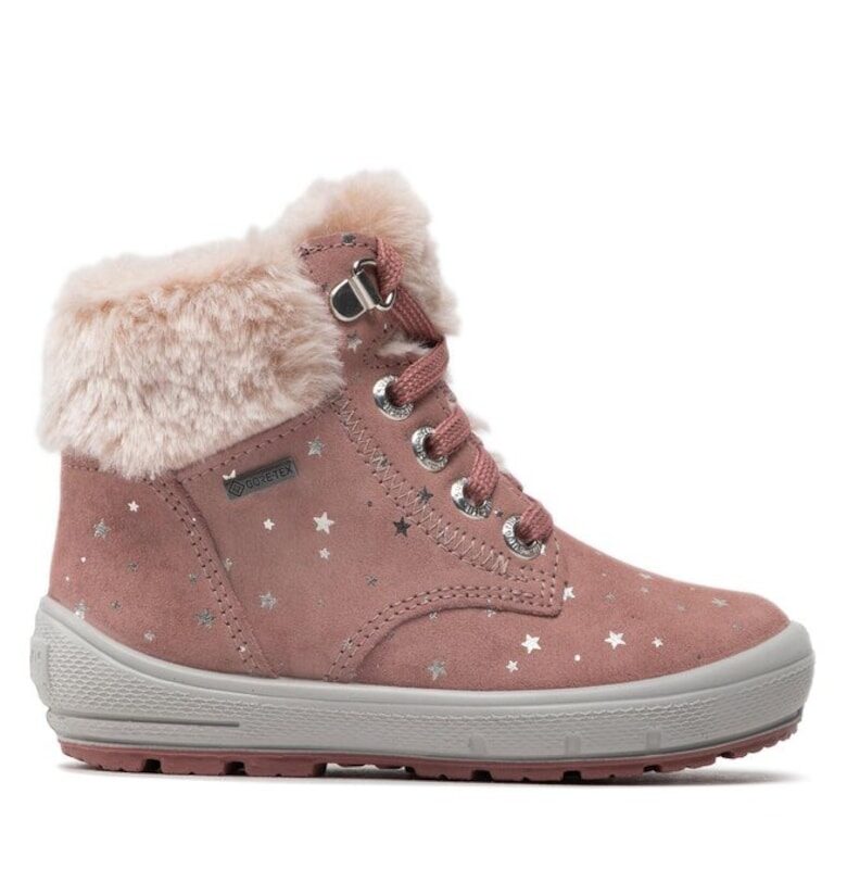 Детски боти  Велур/Текстил - Розов Superfit