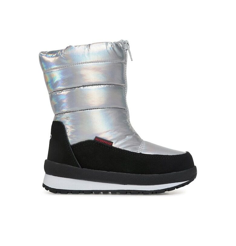 Детски ботуши -  07849 - Естествена кожа - Сребърни CMP