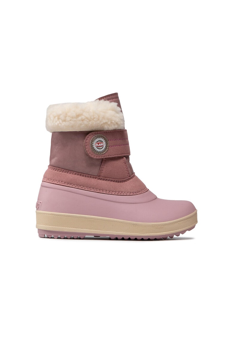Детски ботуши - 61229 - Екокожа - Розови Olang
