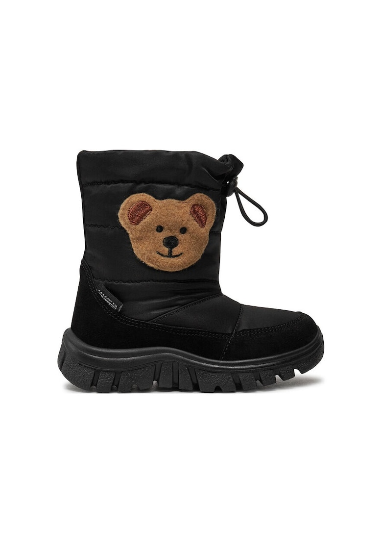 Детски ботуши - 75126 - Естествена кожа - Черни Falcotto