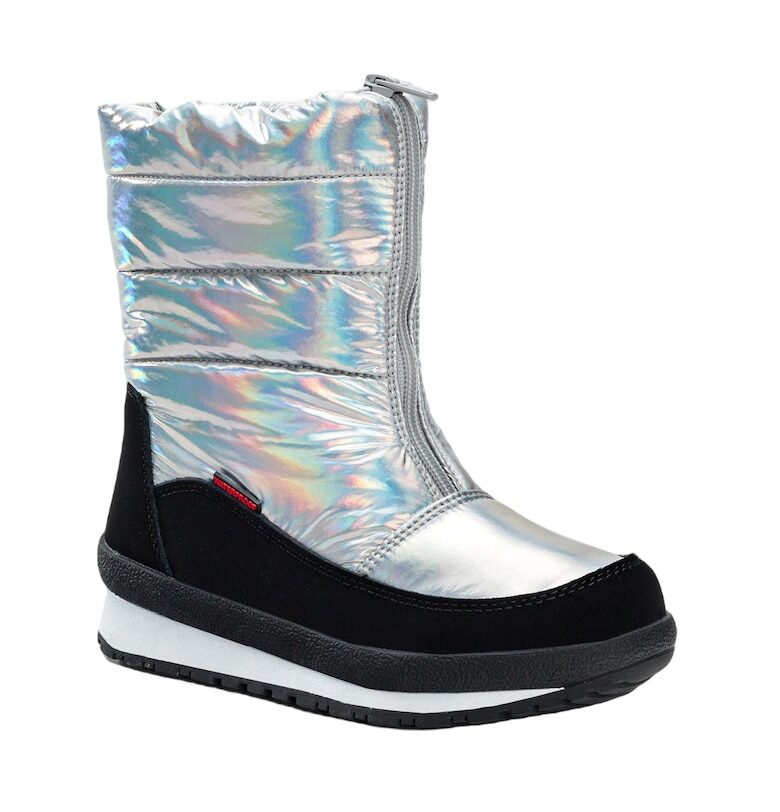 Детски ботуши за сняг Rae -  Кожа/Текстил - Сребро - Сребрист CMP