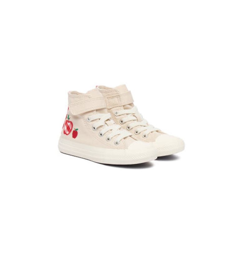 Детски кецове -  текстил - бежови Converse