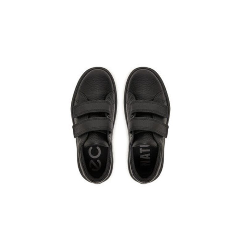 Детски кецове -  черен - естествена кожа Ecco