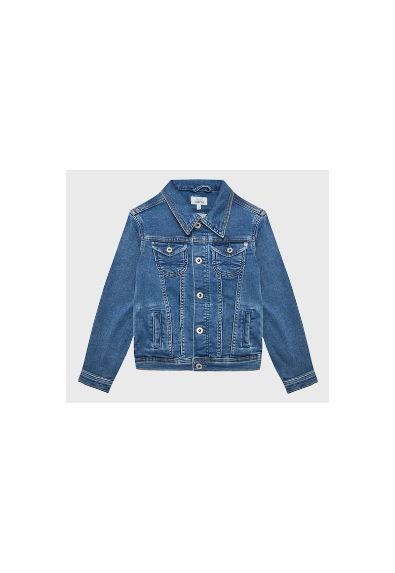 Детски къси панталони - PepeJeans - Памук - Сини Pepe Jeans