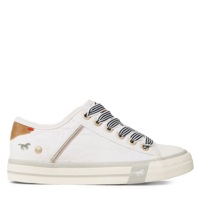 Детски обувки  302647873 - Текстил - Бели Mustang