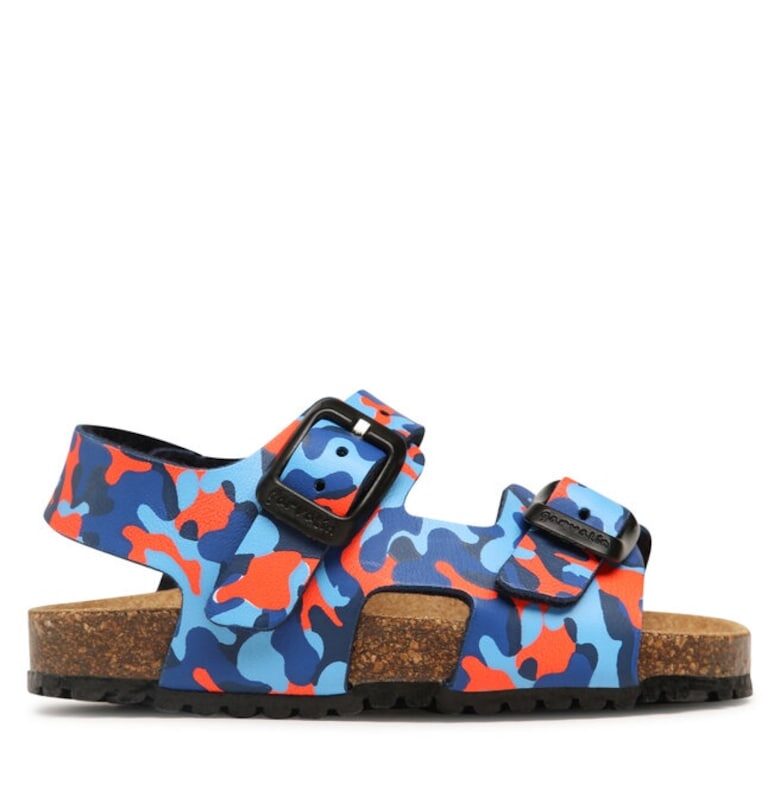 Детски обувки  изработени от еко кожа - Син Garvalin