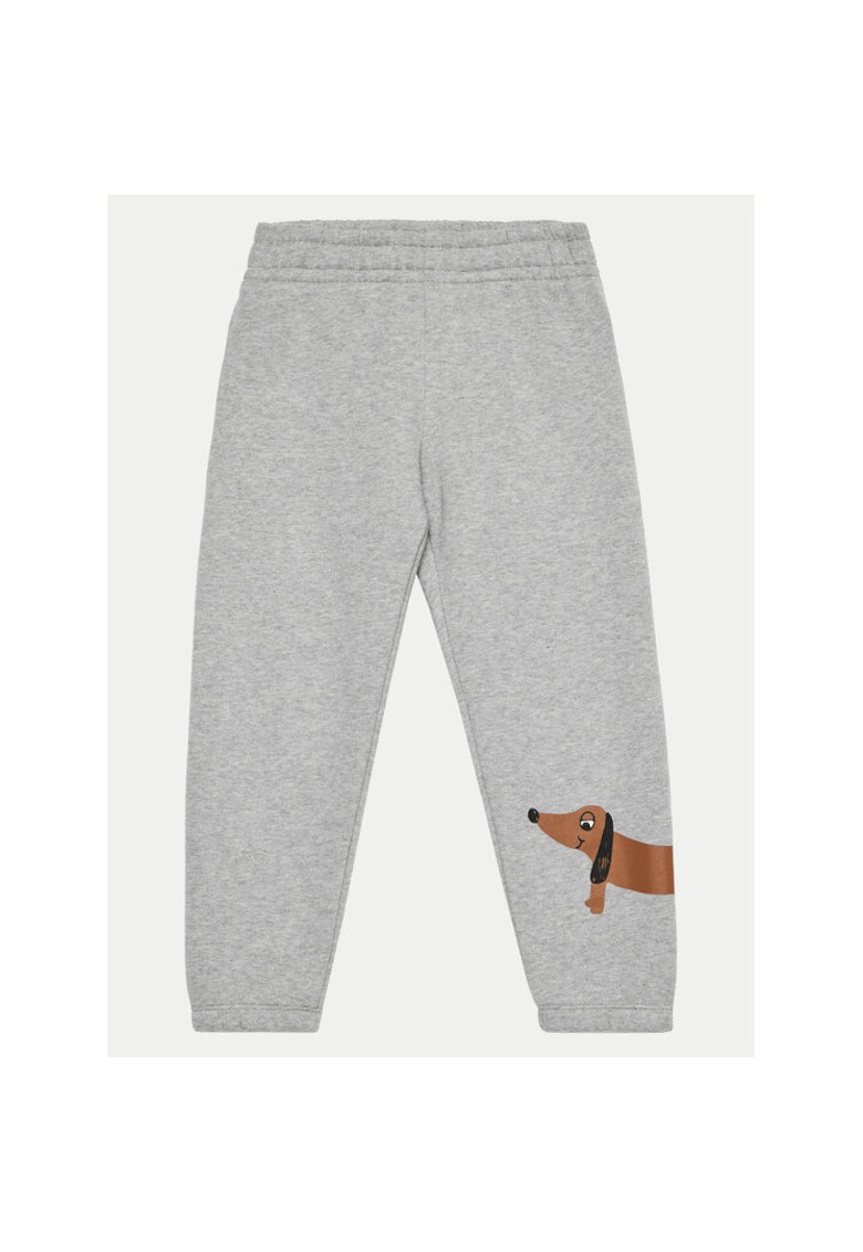 Детски панталон - 304158193 - Органичен памук - Сив - Сив Mini Rodini