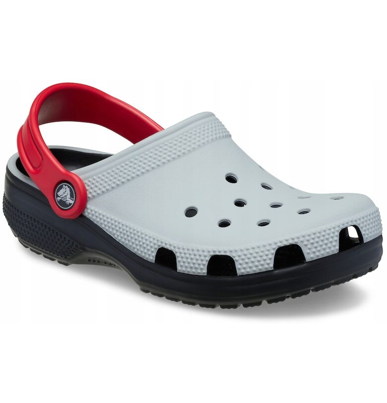 Детски сабо Croslite от пяна - Класическо ретро спортно сабо - Сиво - Сив Crocs