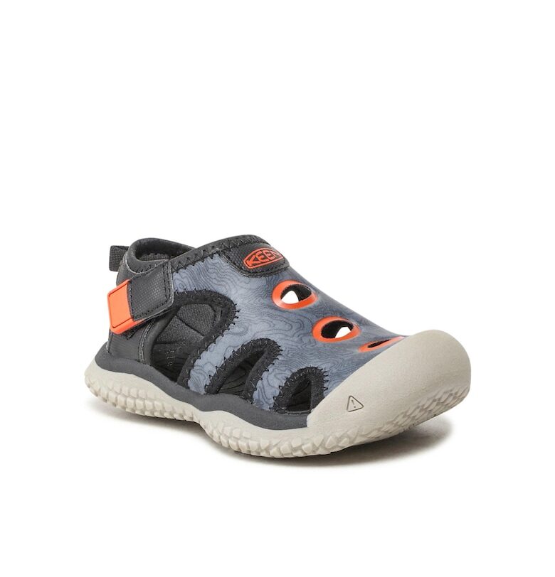 Детски сандали -  300435274 - Еко кожа - Сиви - Сив Keen