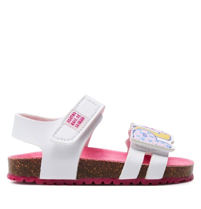 Детски сандали  303695545 - Екокожа - Бели Agatha Ruiz de la Prada