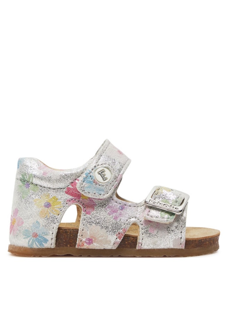 Детски сандали 303875367 - Естествена кожа - Сребрист Naturino