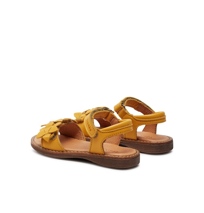 Детски сандали -  887926 - Естествена кожа - Жълти Froddo