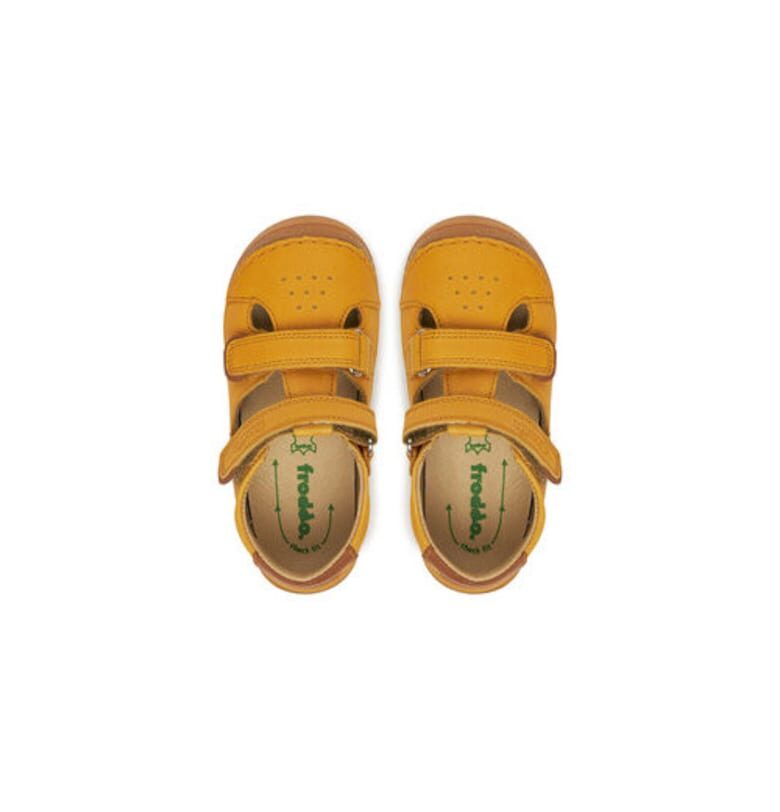 Детски сандали - G2150198-3 -  Естествена кожа - Жълти - Жълт Froddo