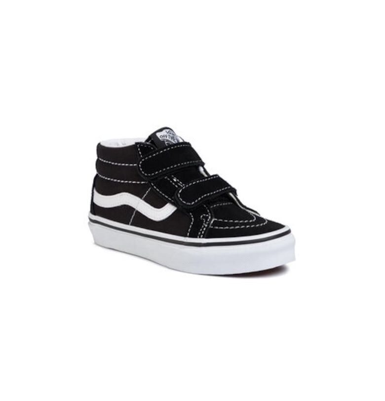 Детски спортни обувки  206953285 - Естествена кожа - Черен - Черен Vans