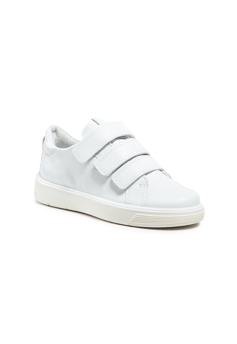 Детски спортни обувки 208072885 Бели Естествена кожа - Бял Ecco