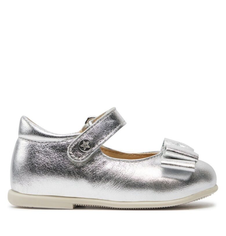 Детски спортни обувки  303874957 - Естествена кожа - Сребрист Naturino