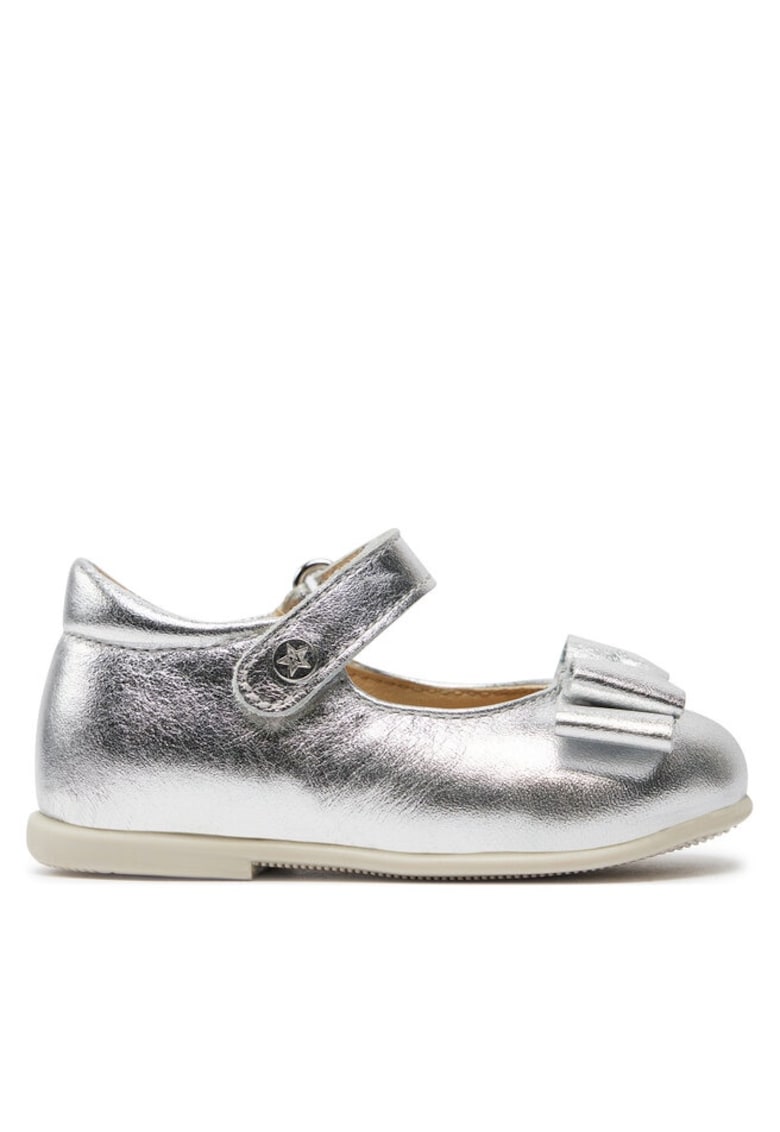 Детски спортни обувки 303874957 - Естествена кожа - Сребрист Naturino