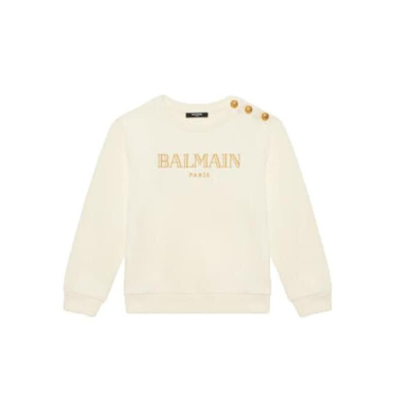 Детски суитшърт  бежов - 100% памук Balmain