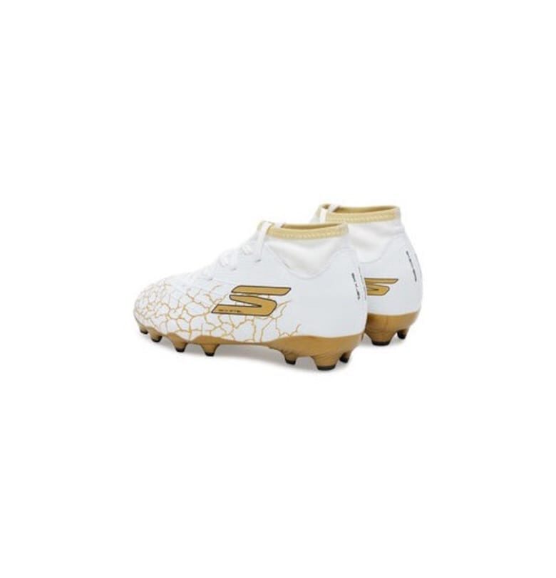 Детски футболни обувки  304639661 - Екокожа - Бял Skechers