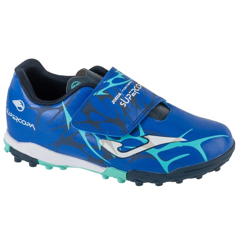 Детски футболни обувки - за изкуствена трева -  Super Copa Jr 426496 - Син Joma