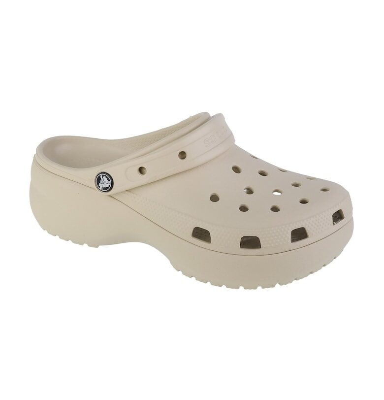 Джапанки -  Classic Platform Clog 206750 - Бежов Crocs