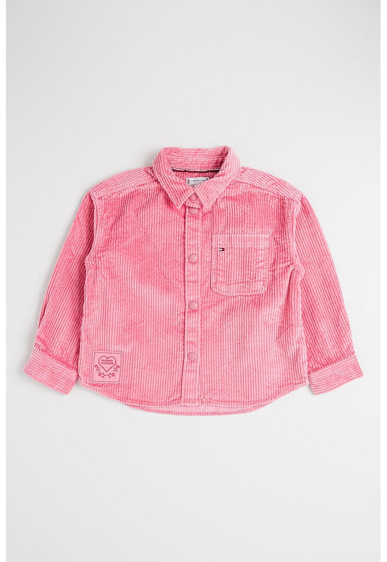 Джинсова риза с джоб - Светлорозов Tommy Hilfiger