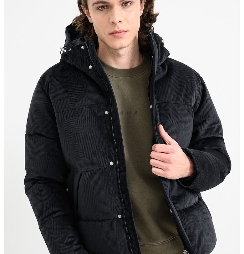 Джинсово яке с качулка - Черен Only  Sons