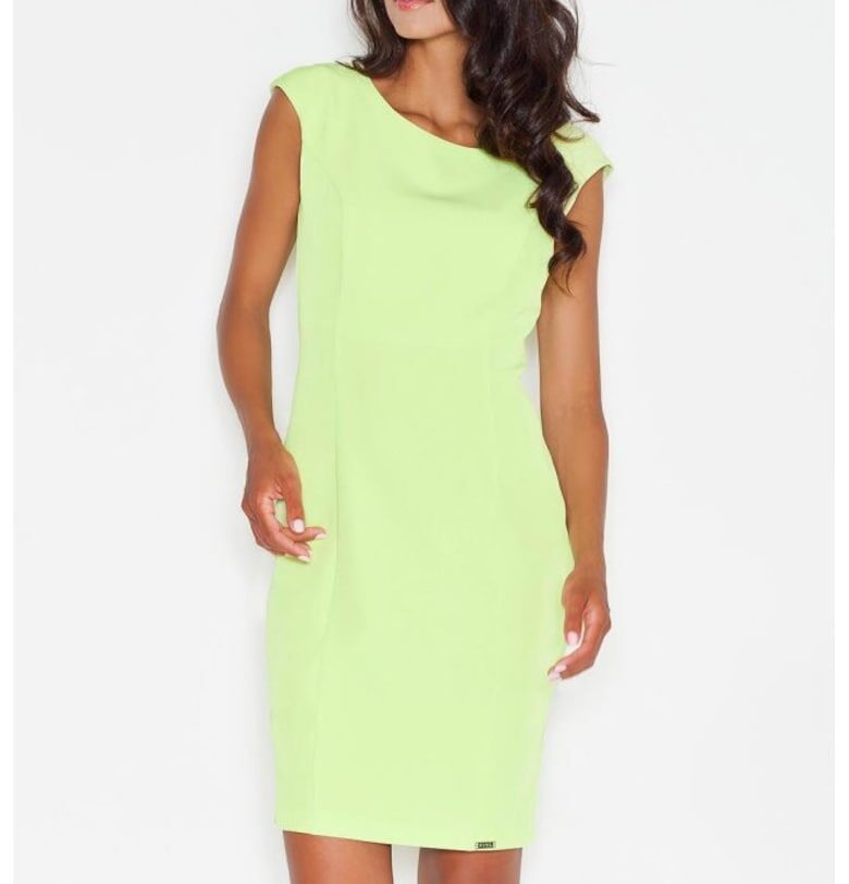 Дневна рокля -  Зелен - Зелен Figl