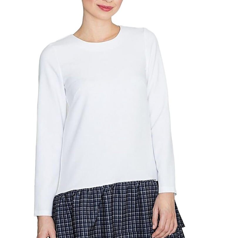 Дневна рокля - Ленитиф - Полиестер - Бяла Lenitif