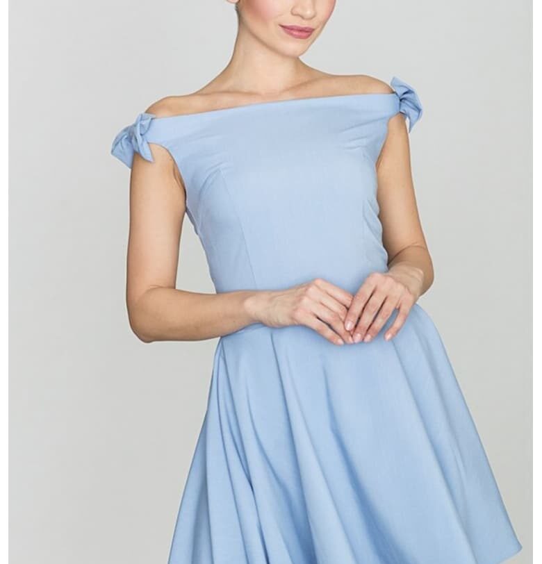 Дневна рокля модел 119996  Син Lenitif