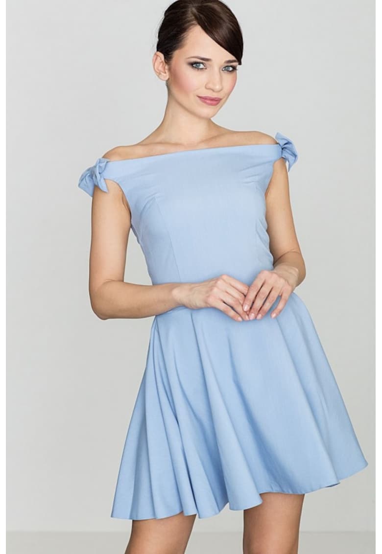 Дневна рокля модел 119996 Син Lenitif