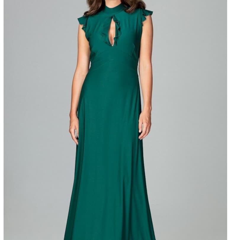 Дневна рокля модел 120754  Зелен Lenitif