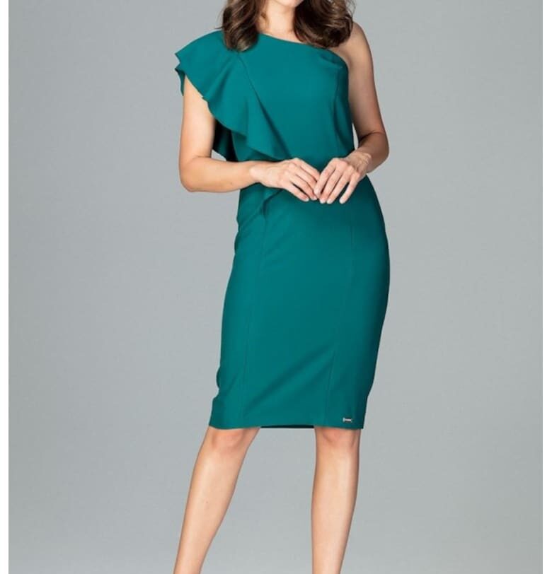 Дневна рокля модел 120762  Зелен Lenitif