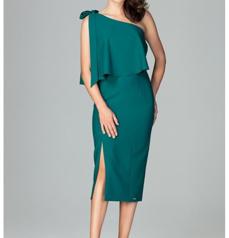 Дневна рокля модел 122507  Зелен Lenitif