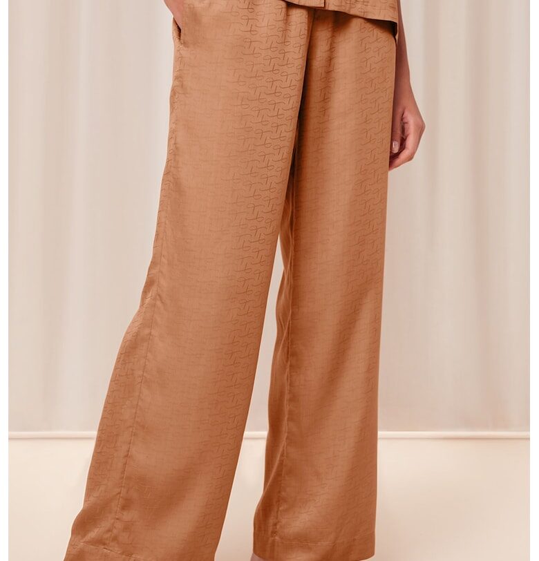 Долнище на пижама с широк крачол - Бежов Triumph