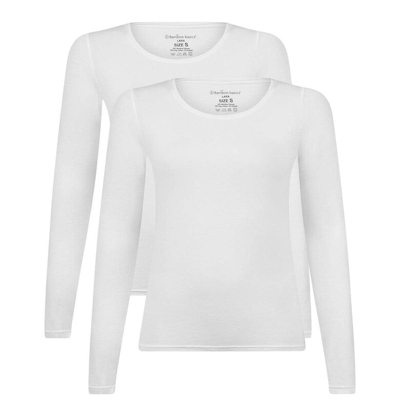 Домашна блуза Lara с овално деколте Bamboo Basics