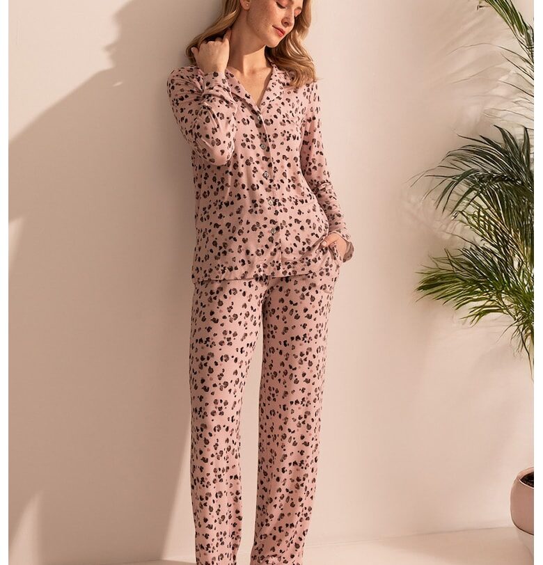 Дълга пижама Aria с модал Sofiaman