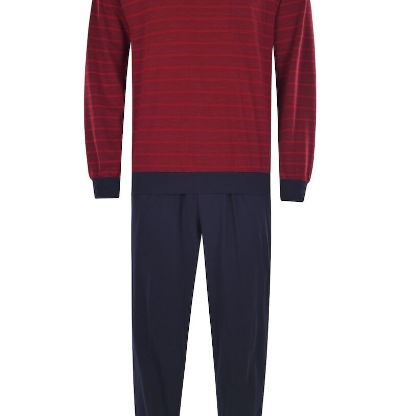 Дълга пижама с шпиц - Червен hajo