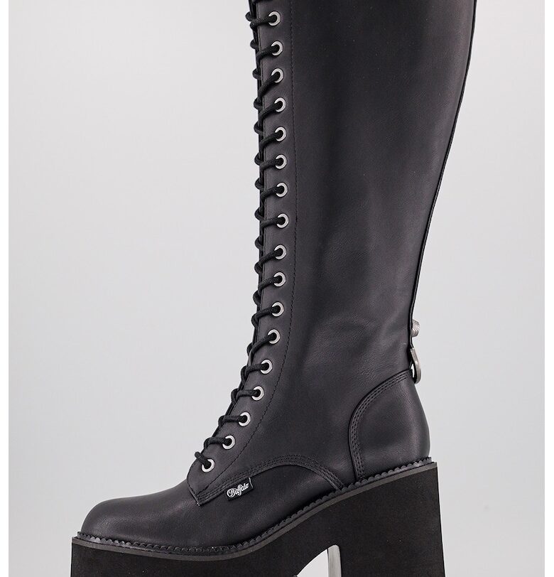 Дълги ботуши Killah с цип - Черен Buffalo