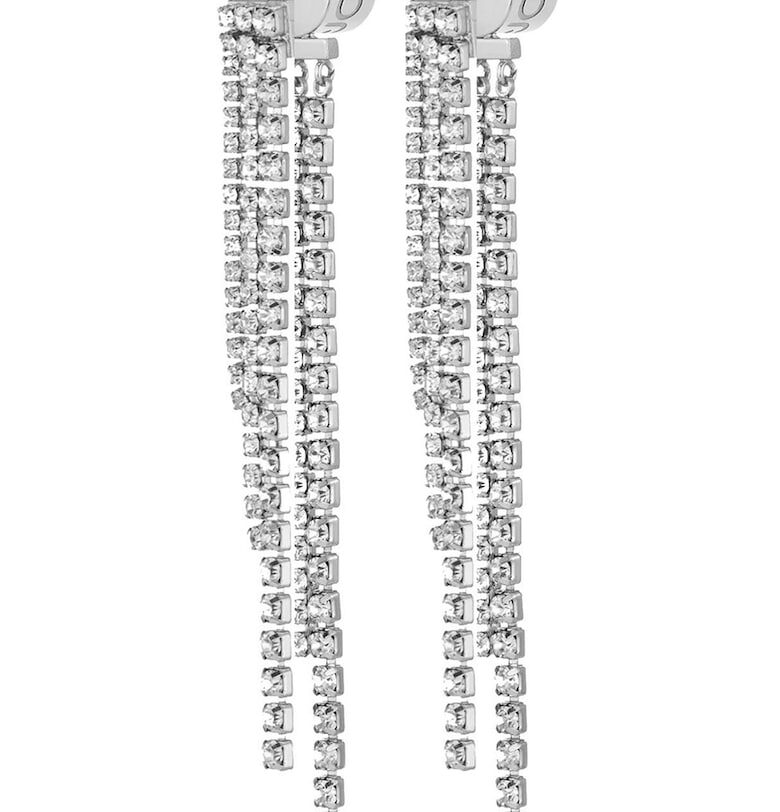 Дълги обеци от неръждаема стомана - Сребрист Liu Jo