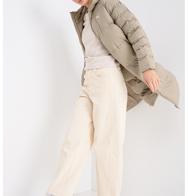 Дълго зимно капитонирано яке - Бежов Puma